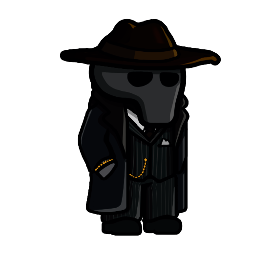 Mafieux de Don Mafio en costume et chapeau